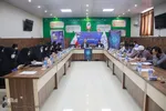 نشست خبری علی منصفی‌راد، رئیس جهاددانشگاهی استان سمنان 