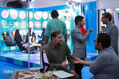 غرفه ایکنا در بیست‌وپنجمین نمایشگاه قرآن-۲
