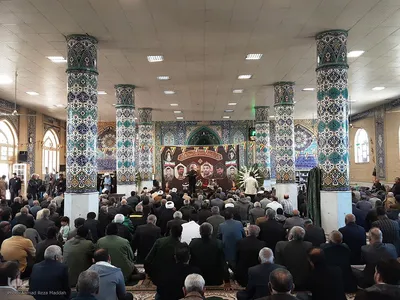 مراسم گرامیداشت چهلمین روز شهادت مدافعان امنیت مرودشت