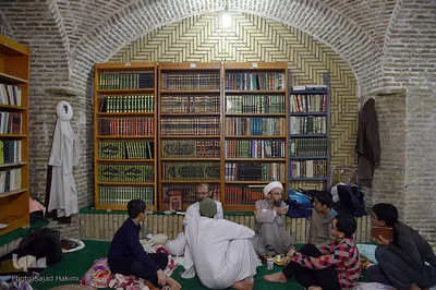 مراسم اعتکاف در مسجد جامع قم
