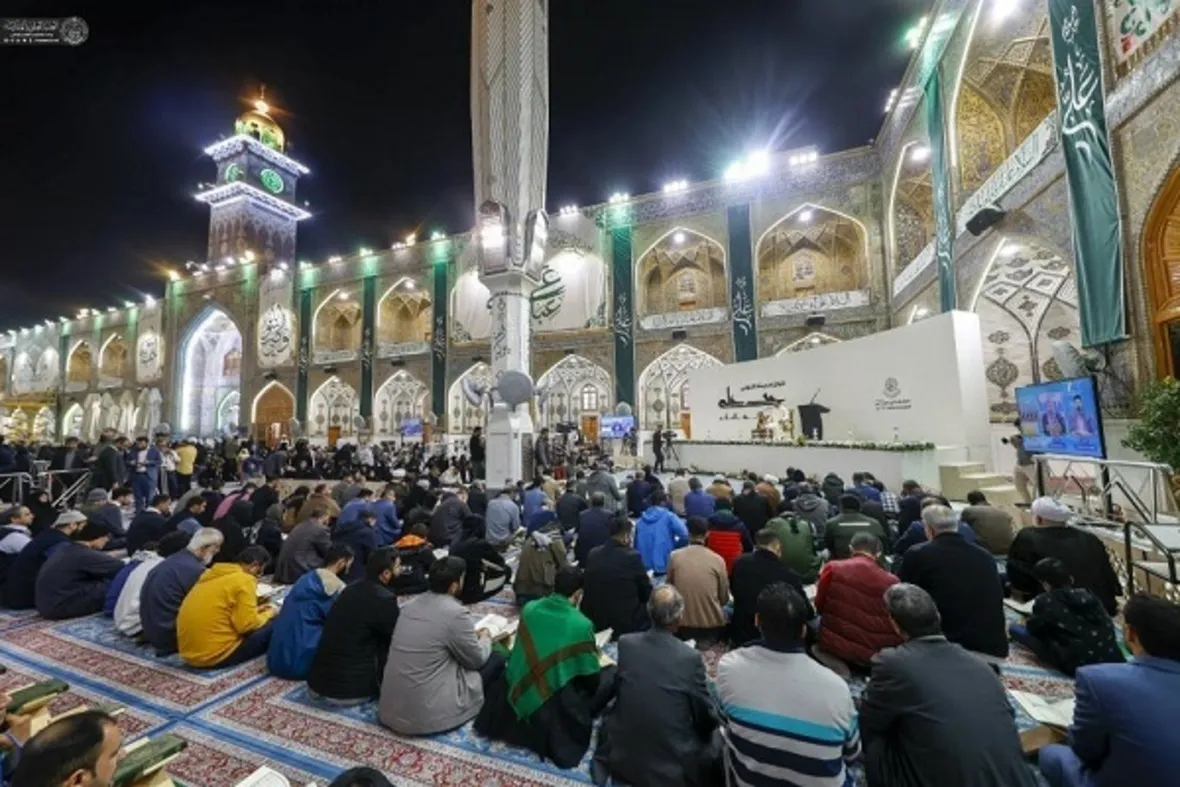 په علوي مقدس حرم کې له قرآن سره د   انس نړیوال محفل ترسره شو(انځوریز راپور)