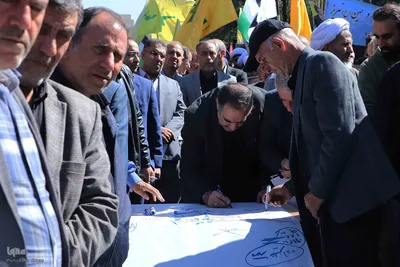 تجمع مردم تبریز در محکومیت ترور سید مقاومت‎