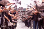 آیین عزاداری ۱۳ محرم در مسجد ملااسماعیل یزد‎