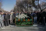 آیین تشییع و خاکسپاری پیکر مرحوم آیت‌الله شوشتری