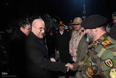 رئیس مجلس وارد ارومیه شد‎