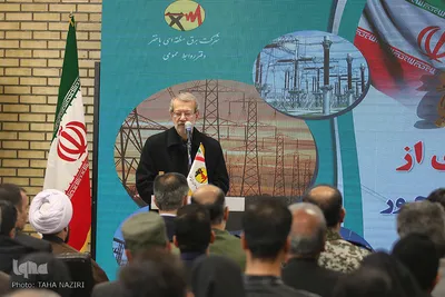 رئیس مجلس شورای اسلامی در مراسم افتتاح پست 230 کیلوولت شهرستان خنداب