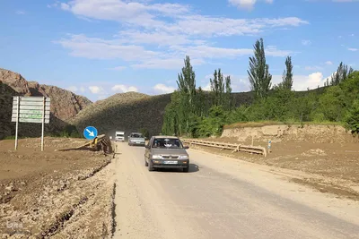 خسارت سیل در روستای افیل شهرستان اهر