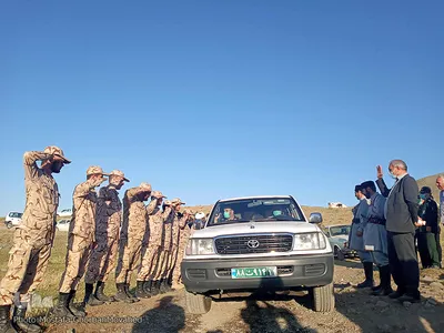 سفر یک روزه سردار عابدین خرم، فرمانده سپاه عاشورا و حضور بین عشایر ارسباران و آحاد مختلف مردم اهر