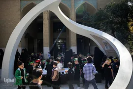 پیاده روی جاماندگان نونهال اربعین حسینی در دانشگاه امام صادق(ع)