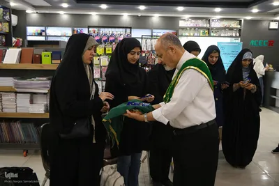 مراسم استقبال از خادمان رضوی در جهاد‌دانشگاهی واحد اصفهان