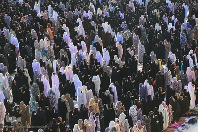 نماز عید سعید فطر در مسجد مقدس جمکران