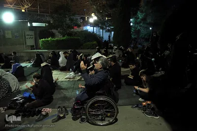 مراسم پرفیض احیای شب بیست و یکم ماه مبارک رمضان در مسجد دانشگاه تهران