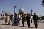 مراسم اختتامیه مرحله منطقه‌ای بیست و دومین مسابقات قرآن خانواده‌های کارکنان نیروی زمینی ارتش جمهوری اسلامی ویژه یگان‌های فارس و اصفهان در حرم حضرت شاهچراغ (ع)