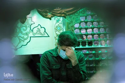 غبار روبی امامزاده جعفر (ع) یزد به مناسبت میلاد حضرت زینب کبری (س)‎‎