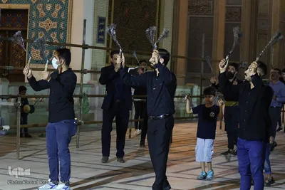 عزاداری شب چهارم محرم در حرم مطهر حضرت شاهچراغ (ع)‎‎