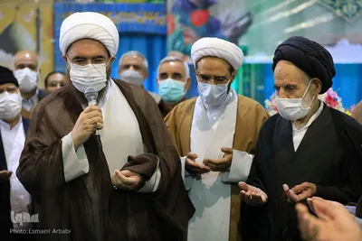 گردهمایی علما و روحانیون با حضور حجت‌الاسلام علی اکبری در بیرجند