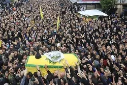 Märtyrer der libanesischen Widerstandsbewegung in Beirut beigesetzt