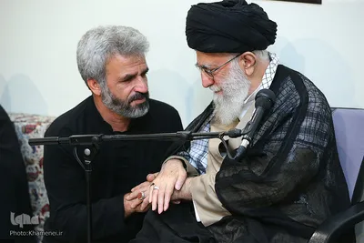 دیدار خانواده شهید محسن حججی با رهبر انقلاب