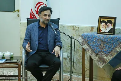 دیدار روح‌الله دهقانی فیروز‌آبادی، رئیس جهاددانشگاهی با حجت الاسلام والمسلمین سعیدی، تولیت آستان مقدس حضرت معصومه(س)
