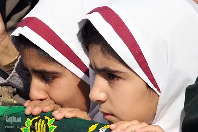 تشییع پیکر دو شهید گمنام در شهرستان بوانات فارس