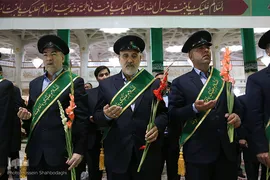 آیین خطبه خوانی در روز ولادت کریمه اهل بیت حضرت معصومه(س)