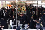 مراسم چهلم شهدای حوادث دی‌ماه در گلستان شهدای اصفهان