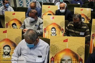 آیین تجلیل از جانبازان شیمیایی در حرم رضوی
