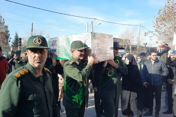 پیکر شهید«حسینعلی جاودانفر» در کلاله تشییع شد