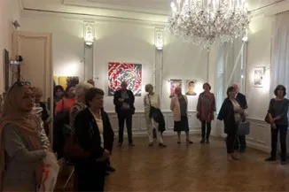 Vyanda İranın incəsənət adamlarının məzhəbi və dini rəsm əsərləri sərgisi