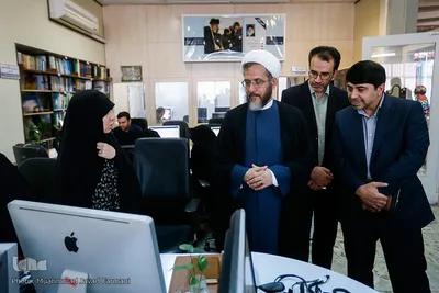 بازدید حجت الاسلام و المسلمین احمد مازنی از خبرگزاری ایکنا
