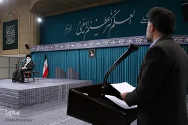 دیدار نخبگان و استعدادهای برتر تحصیلی با رهبری