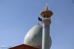 آیین سیاه‌پوشان و تعویض پرچم گنبد حرم حضرت شاهچراغ‌(ع)