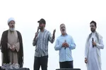 جشن بزرگ محفل قرآنی علویون در ساحل دریای بابلسر