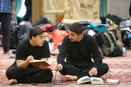 مراسم اعتکاف در مسجد جامع امام صادق (ع)