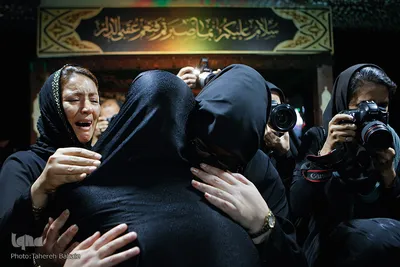 وداع با پیکر شهید مدافع حرم «بهرام مهرداد» در معراج شهدای تهران
