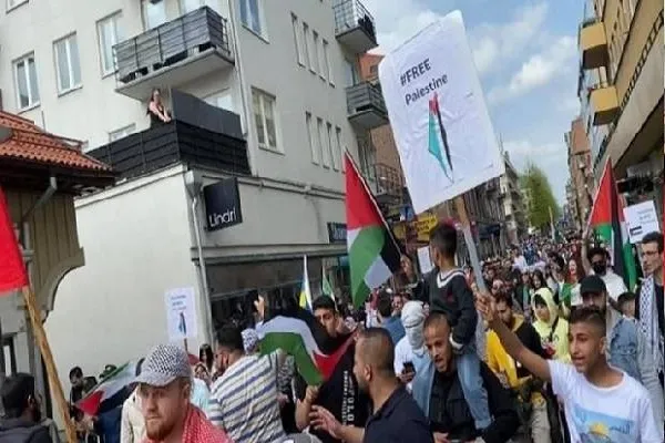 İsveçdə Fələstinə dəstək aksiyası reallaşdı