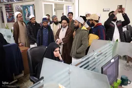 بازدید تعدادی از حافظان قرآن هندی از ایکنا 