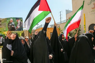 تجمع بانوان حوزوی شیراز در محکومیت جنایات رژیم صهیونیستی