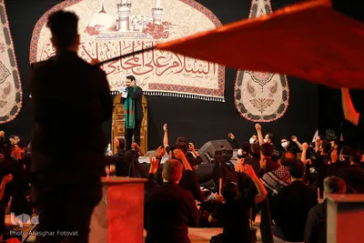 عزاداری شب هفتم محرم در امامزاده سید حمزه تبریز