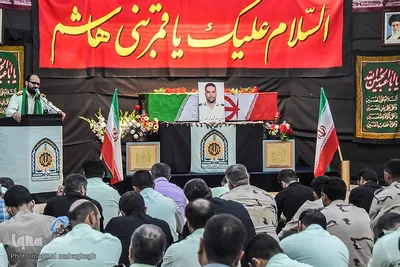 تشییع پیکر شهید محمدجواد رحیمی، مدافع نظم و امنیت