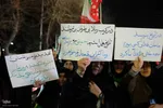 اجتماع شبانه مردم در سوگ رهبر شهید - تبریز
