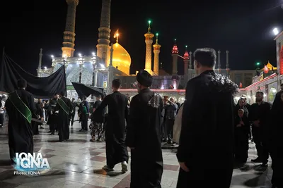 شب رحلت نبی مکرم اسلام(ص) در حرم بانوی کرامت
