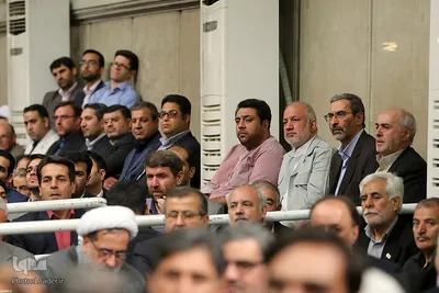 دیدار رئیس و نمایندگان مجلس شورای اسلامی با رهبر انقلاب