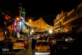 برپایی خیمیه عزای حسینیه کربلایی های مقیم مرکز