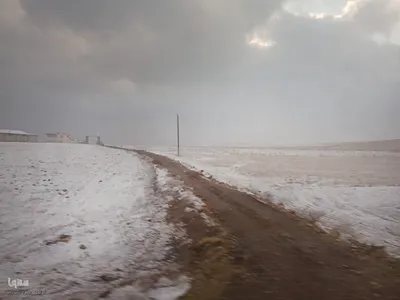 بارش برف در شهرستان اهر