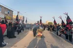 آئین نمادین ورود قافله امام حسین(ع) به دشت کربلا
