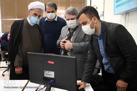 بازدید ‎⁨حجت‌الاسلام و المسلمین محمدرضا مبلغی، رئیس فراکسیون امر به معروف و نهی از منکر مجلس شورای اسلامی از ایکنا
