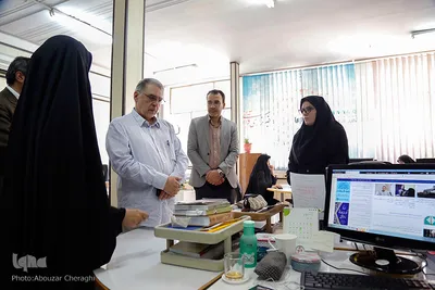 بازدید حسین رضایی، رئیس اسبق سازمان حج و زیارت کشور از ایکنا
