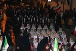 برگزاری رژه نظامی حماسی دختران جان‌فدا در ملایر