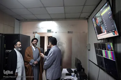 بازدید حجت‌الاسلام والمسلمین سیدعبدالفتاح نواب، نماینده ولی فقیه در امور حج و زیارت و سرپرست حجاج ایرانی از ایکنا